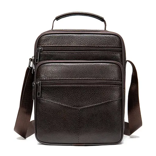 Чоловіча шкіряна сумка Vintage 24,5х20х8,5 см sum0012800 - фото 6