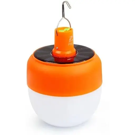 Кемпинговый фонарь лампа аккумуляторная с солнечной батереей  Energy saving lamp Vkstar Lf-1526 75Вт - фото 1