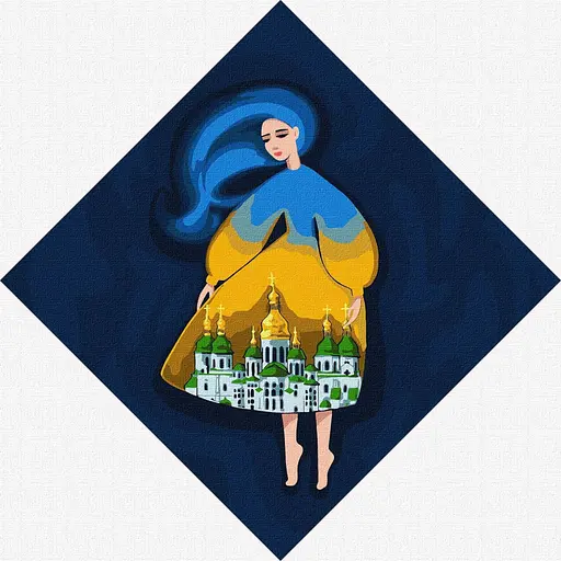 Картина по номерам "Берегиня Софиевская" Ideyka KHO4916 30х30 см