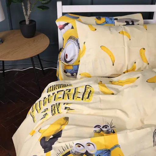 Підковдра MirSon Kids Time Minions and bananas бязь 110х140 см (2200011493244)