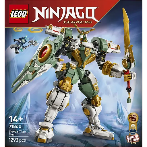Конструктор LEGO Ninjago Титановий костюм Ллойда 15 річниця 1293 деталей (71860) - фото 1