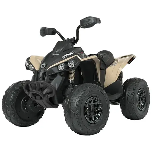 Електромобіль дитячий Bambi Квадроцикл M 5001EBLR-13 з пультом управління звуком і світлом Бежевий