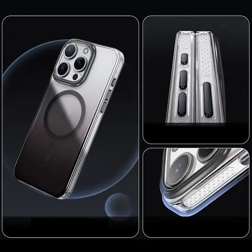 Чохол Epik TPU+PC Shadow with MagSafe для Apple iPhone 15 Pro 6.1 Black - фото 2