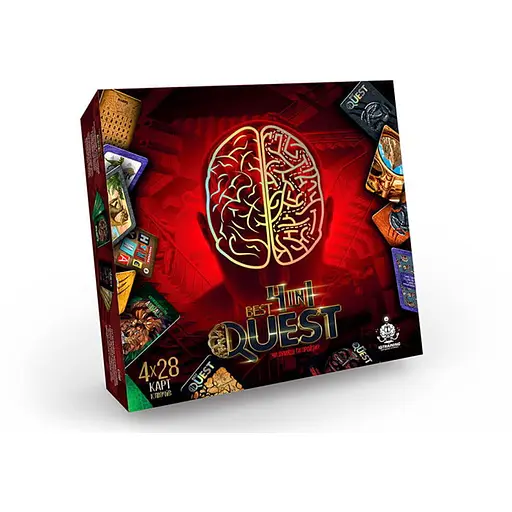 Настольная игра Danko Toys Best Quest 4 in 1 (укр.) (BQ-02-01U) - фото 1