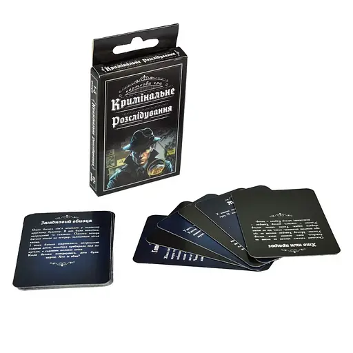 Карточная настольная игра «Криминальное расследование» 30418 на украинском языке 36 карточек - фото 2