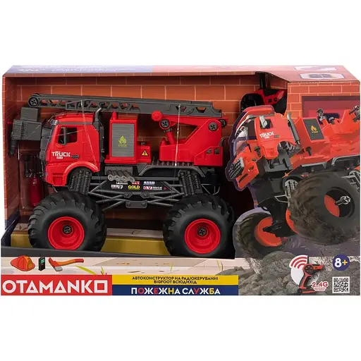 Автоконструктор Otamanko BIGFOOT Вездеход Пожарный кран с водой - фото 3