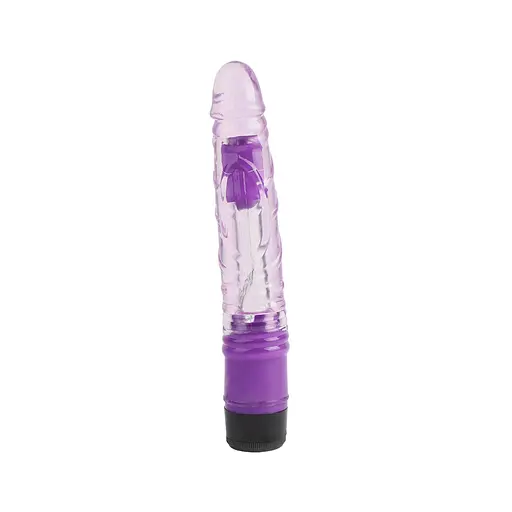 Вібратор Basic Luv Theory Realistic Vibe 8.8" 22.3 см фіолетовий - фото 4