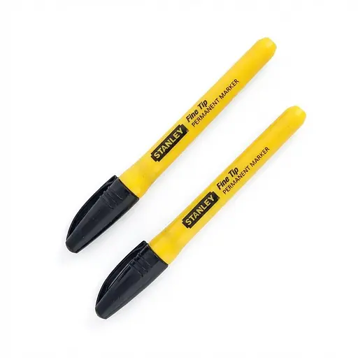 Набор маркеров Stanley с заостренным наконечником с черными чернилами 2 шт. (0-47-316)