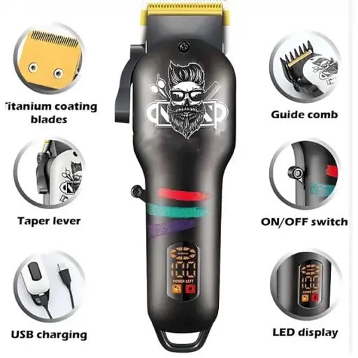 Професійна машинка для стрижки волосся Esonstyle XRPO V-971 - фото 2