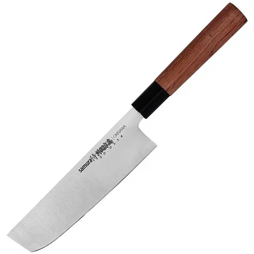 Нож кухонный овощной Samura накири 172 мм Коричневый 000266653
