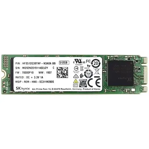 Накопичувач SSD SK Hynix M.2 2280 512GB (HFS512G39TNF) Б/В - фото 1