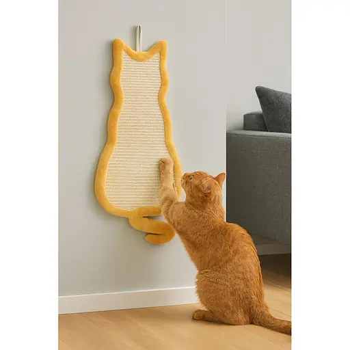 Дряпка Trixie для котів Cat настінна сизаль/плюш бежева 35х69 см [CD] - фото 3