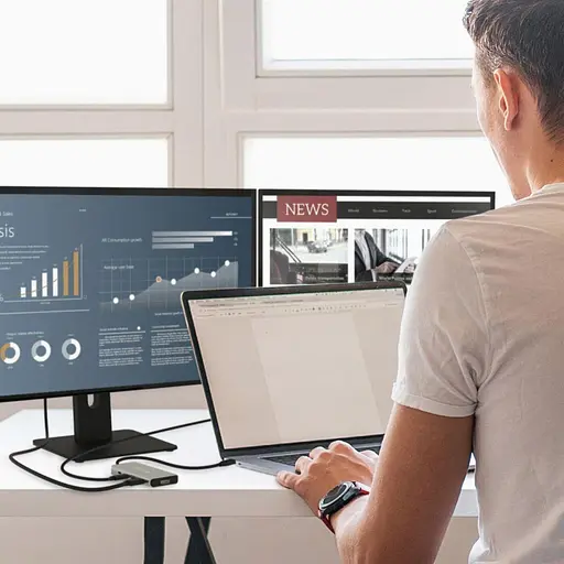 USB-хаб j5create JCD401-N, USB-C 7-в-1 (JCD401-N) - фото 5