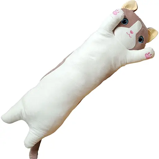 Мягкая игрушка Bambi Кот батон 85 см розовая