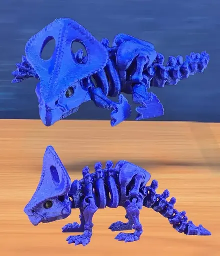 3D Іграшка Динозавр Трицераптор, 18 см, рухливий - фото 2