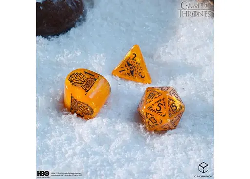 Набор кубиков Game of Thrones. Baratheon Dice Set , 7 шт. (GOT/00190166/2025/4/A) - фото 8