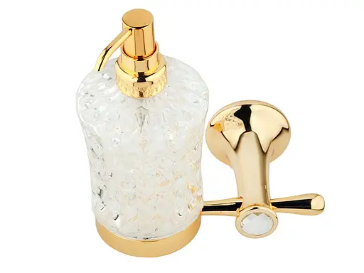 Дозатор для рідкого мила Kugu Bavaria 314G, Золотий - фото 2