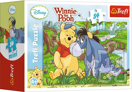 Набор Пазлы - (54 элм. Мини) - "Винни и Ослик" / Дисней Винни Пух - фото 1