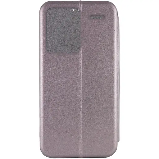 Шкіряний чохол-книжка Classy для Xiaomi Redmi Note 13Pro+ Сірий - фото 4