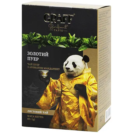 Чай пуер Graff Gold Puer з мандарином 80 г