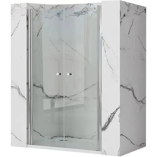 Душевые двери Rea Western Space N2 100 REA-K9994, прозрачный, хром - фото 1