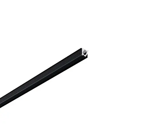 LED профіль врізний з розсіювачем PC 2 м Kloodi KLP0910 2 BK - фото 3