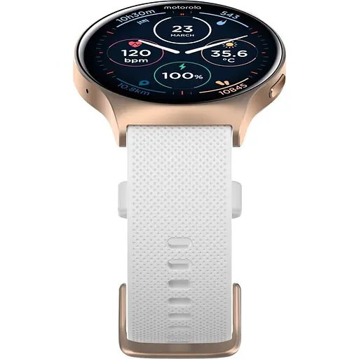 Смарт-часы Motorola Moto Watch 120 Rose Gold (MOSWZ120-RG) [138668] - фото 4
