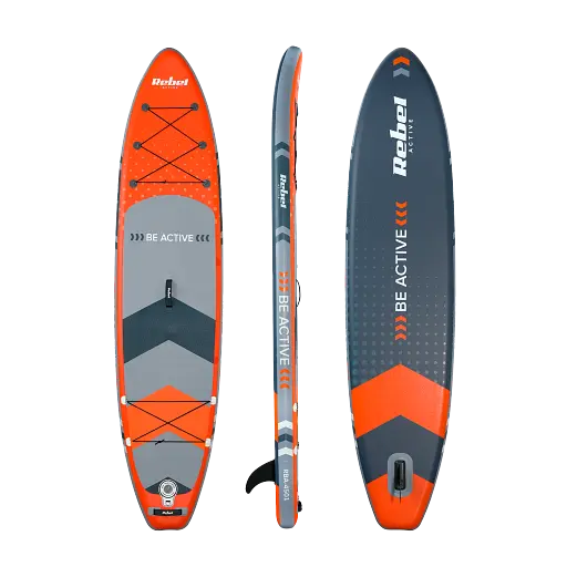 SUP дошка Rebel Active 350 см з аксесуарами сапборд 150 кг 350 x 81 х 15 см Orange - фото 3