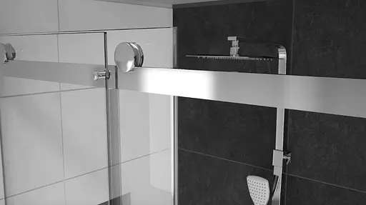 Душевая кабина Rea Nixon 80x120 L chrome REA-K5010 + REA-K5002, Левая, прозрачная, хром - фото 4