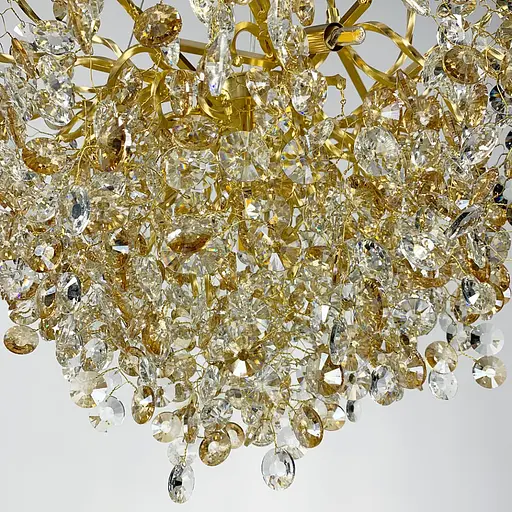 Подвесная люстра с хрустальными камешками Bouquet Line.F Диаметр 60см - фото 5