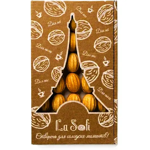 Печиво La Sofi Гречані горішки зі згущеним молоком 20 шт. - фото 1