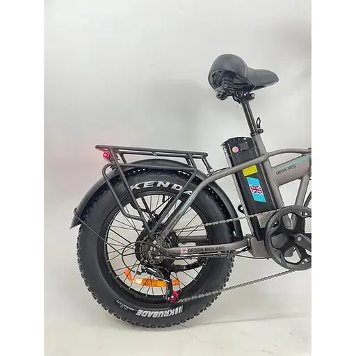 Электровелосипед E-scooter FateBike Mega 1000 1200W 48V 21Ah серый - фото 11