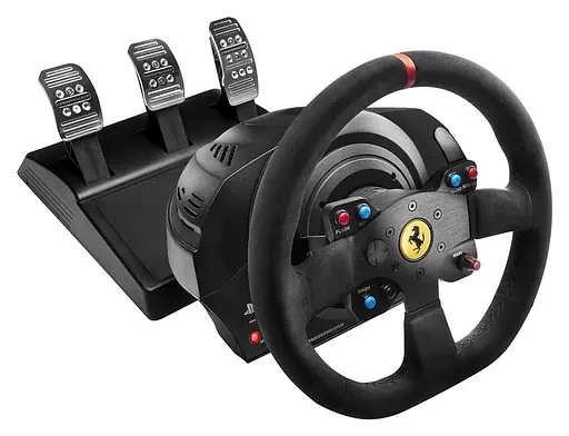 Thrustmaster Руль и педали для PC/PS4/PS3 T300 Ferrari Integral RW Alcantara edition - фото 1