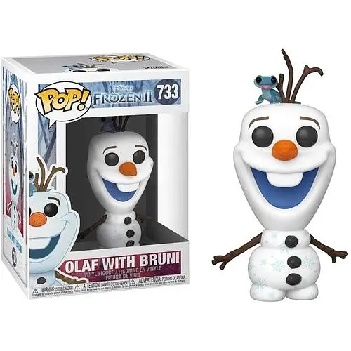 Фігурка Funko Pop Холодне серце Олаф і Бруно Frozen 2 Olaf with Bruni 9 см Cartoon F O 733 - фото 1