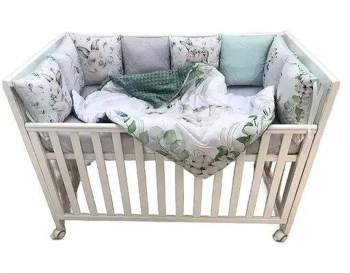 Дитячий набір Moontime у ліжечко "Зайчики" - фото 1