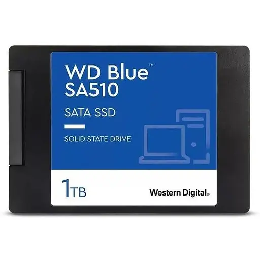 SSD диск накопитель Western Digital Blue SA510 1 TB 2.5" SATAIII (WDS100T3B0A) - фото 1