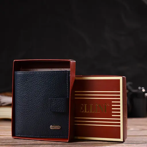 Мужской кожаный кошелек Canpellini 9.7х11х1 см acs0025710 - фото 8