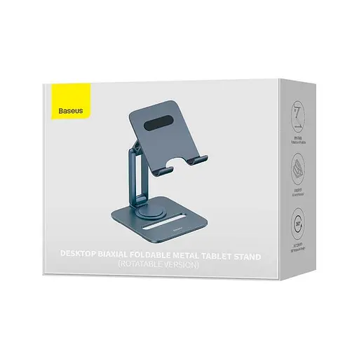 Тримач Baseus Desktop Biaxial Foldable Metal Stand (for Tablets) (B10431801811-00) - фото 4