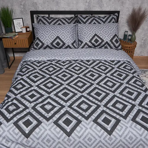 Комплект постільної білизни Moon&Star Бязь Gold Люкс Retro Pixels Сімейний 160х220х2 наволочки 4х50х70 - фото 3