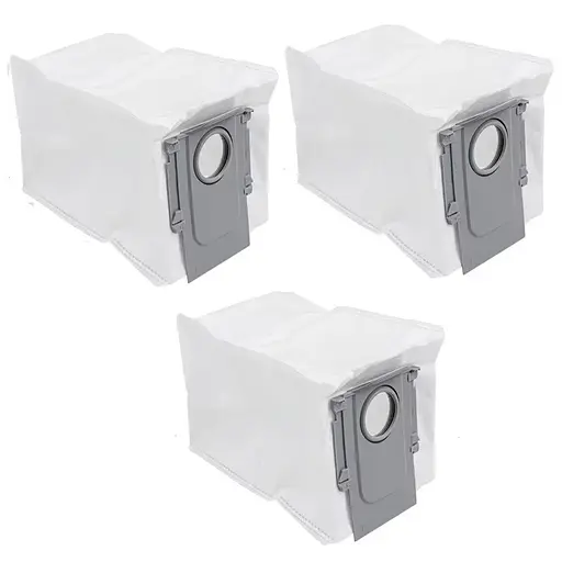 Мішки для сміття для бази Roborock Q Revo ( QR02-00 QR52-00 ) Qrevo 5AE  ( QRSP52-00 QRSP02-00 ) 5A1 ( QRCS02-00 ) QR 798 / 3 шт. - фото 1