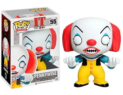 Фигурка Funko Pop Фанко Поп клоун Пеннивайз Pennywise Оно 1990 года It Stephen King 10см IT PW 55