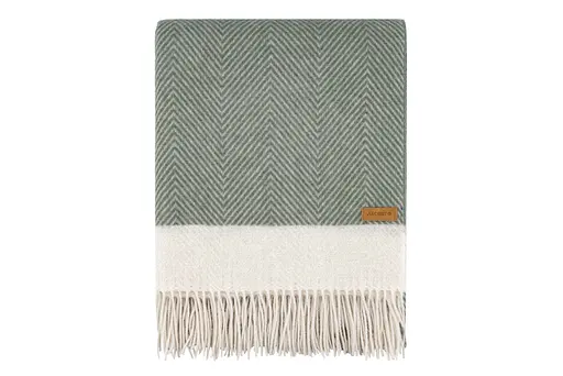 Плед Ardesto Leonardo Bianco 140x200 см 100% зеленая шерсть (ART0504LB) - фото 3