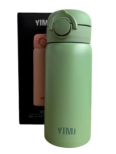Термос Yimi для кофе и чая 360 мл зеленый (YIMI-BW-022) - фото 2