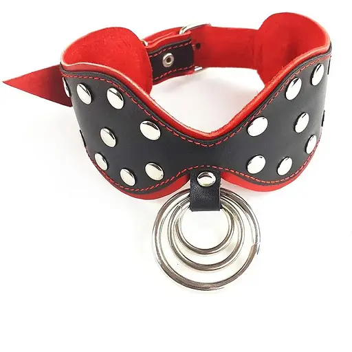 Ошейник из натуральной кожи Art of Sex - Collar Butterfly - фото 3