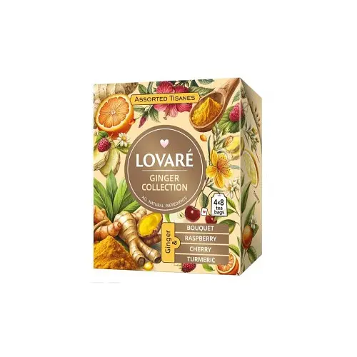 Чай Lovare трав'яний асорті імбирний 41,6 г - фото 1