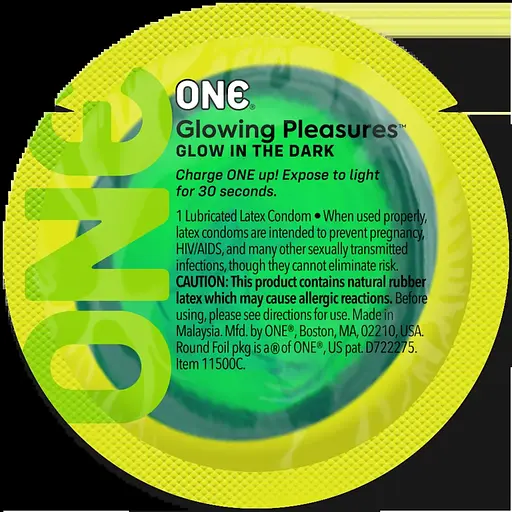 Набір презервативів One Glowing Pleasures 100 шт. - фото 2