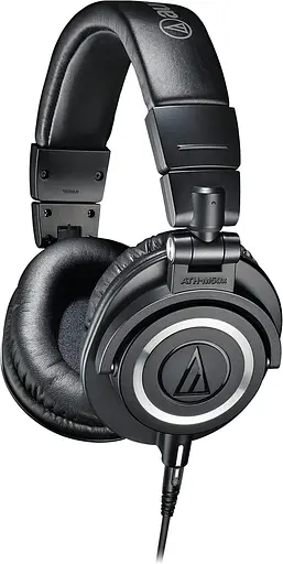 Провідні професійні навушники Audio-Technica ATH-M50X з вбудованими басами, роз'єм 3,5 мм - фото 6