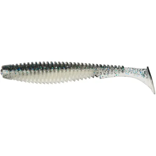 Силикон FishUP U-Shad 4" #201 - Bluegill/Pearl (8 шт/уп)