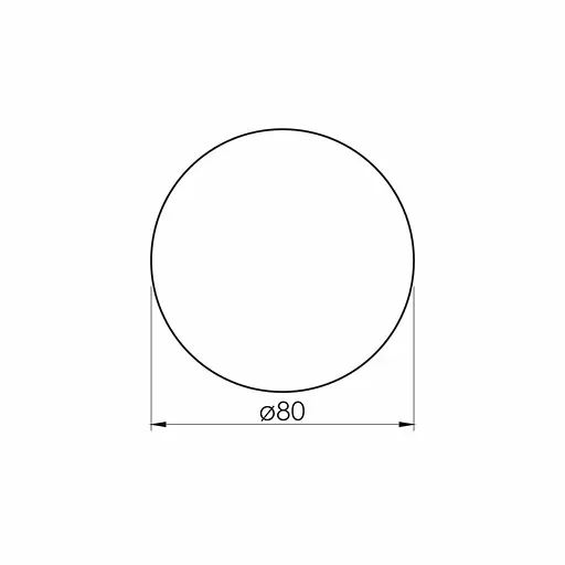 Дзеркало Volle Luna Ronda кругле 80 см, з контражурним підсвічуванням, без вимикача хром 1648.50078800, Хром - фото 3