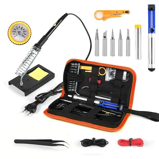 Паяльний набір Alloid 15 предметів 60 Вт (SI 601501) - фото 1